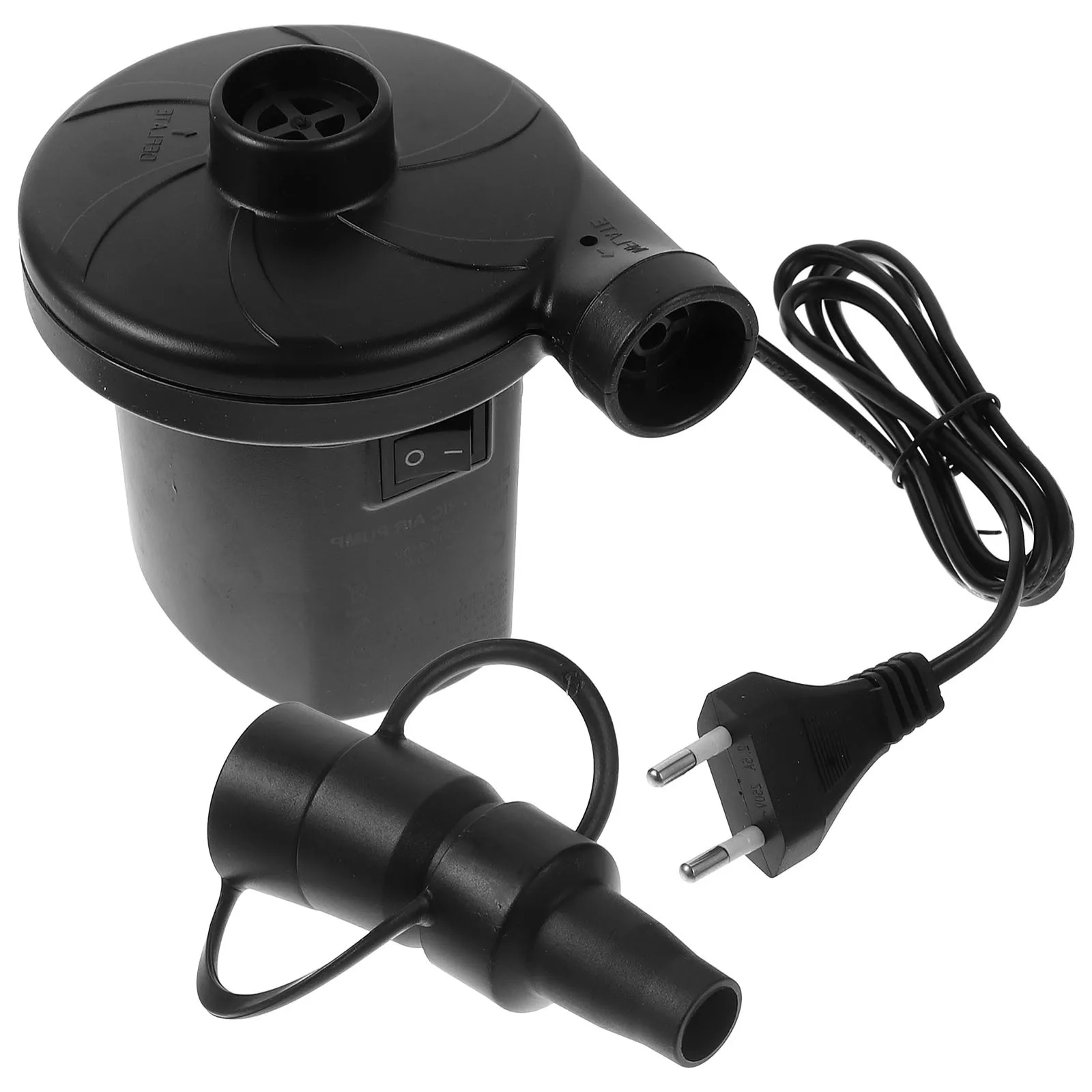 

Professional Electric Air Pump 3 Nozzles Inflates Deflates Beds Boats Pools Lightweight Portable Eu Plug 3 Air Pump