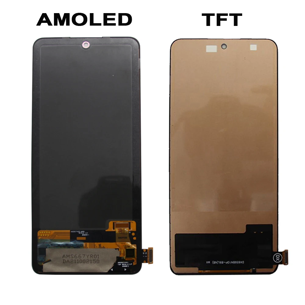 AMOLED لشاومي ريدمي نوت 11 برو شاشة الكريستال السائل مجموعة المحولات الرقمية لشاشة تعمل بلمس ل ريدمي نوت 11 برو 5G LCD استبدال أجزاء