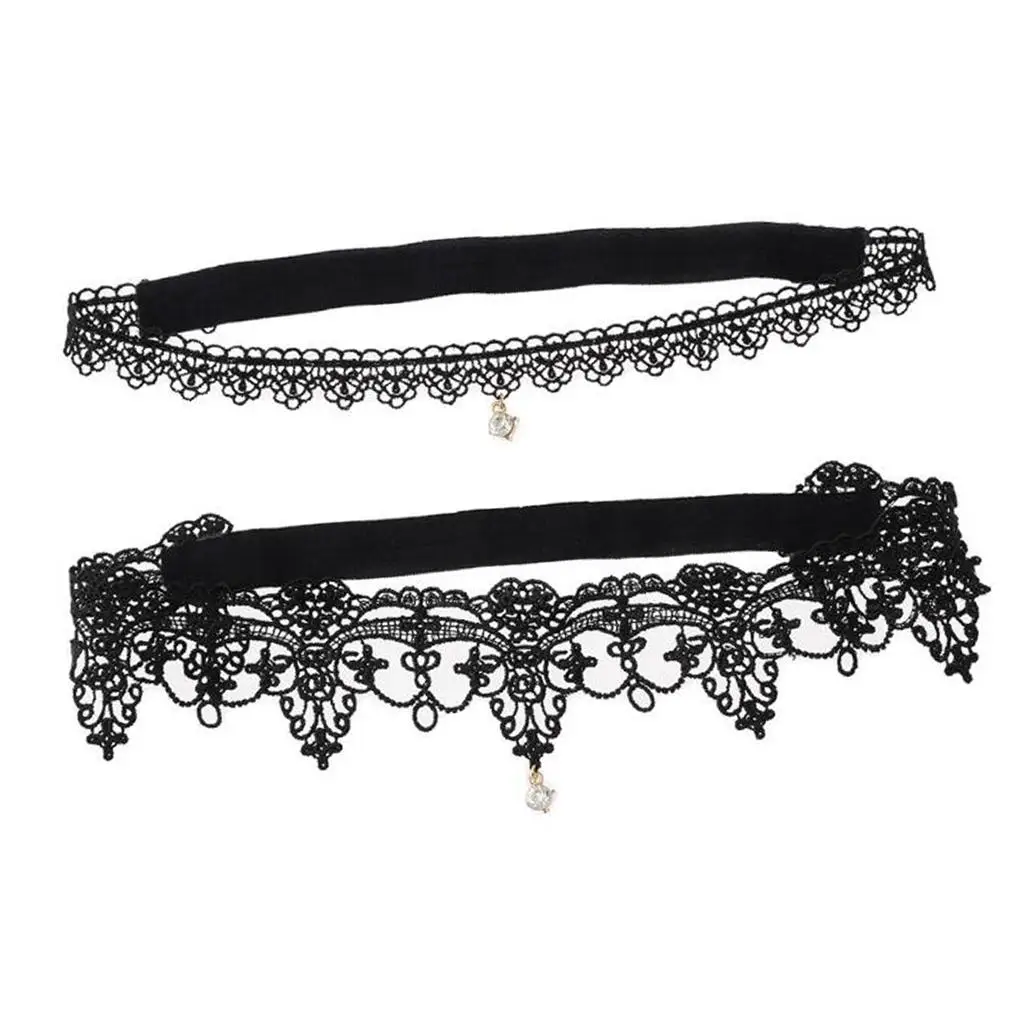 สตรี Punk ขา Garter เข็มขัดปรับเดี่ยวแถวขา Decor