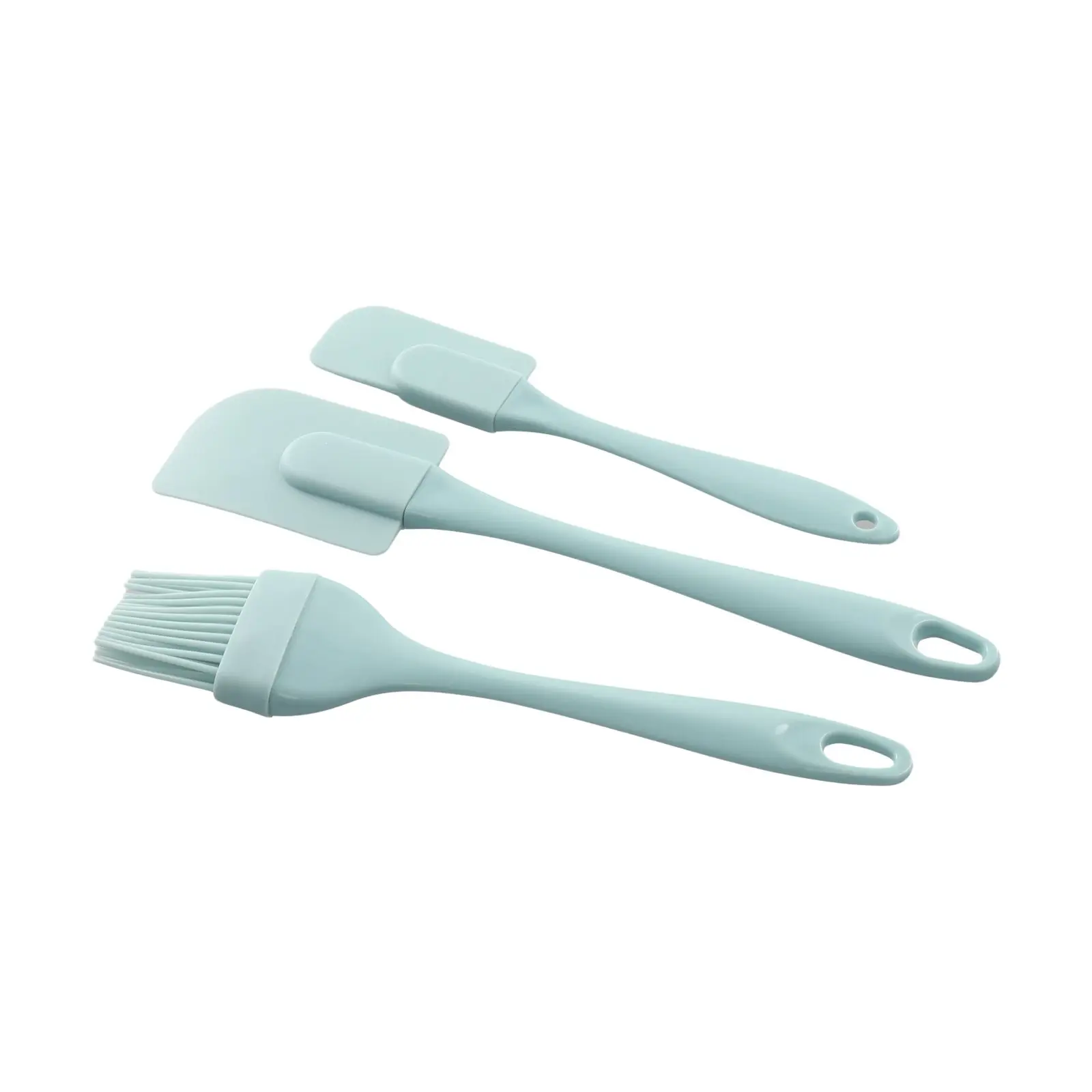 Cake Silicone Spatula Set Rubber Scraper Heat Resistant Mini Cooking Spatula Non-Stick Double Sided Cream Scraper Oil Brush