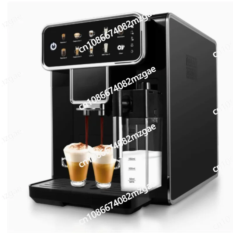 Euro semi-automatic Italian 3-in-1 coffee machine grinding soy milk bucket milk foam italian coffee machine