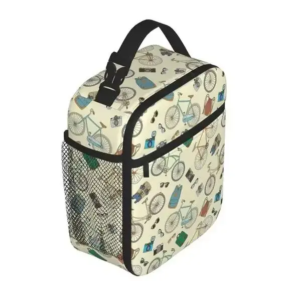 

Bicycles Accessories Bike Cycle Lover Product Insulated Lunch Bags School Biking Sport Lunch Container Thermal Cooler Lunch Box