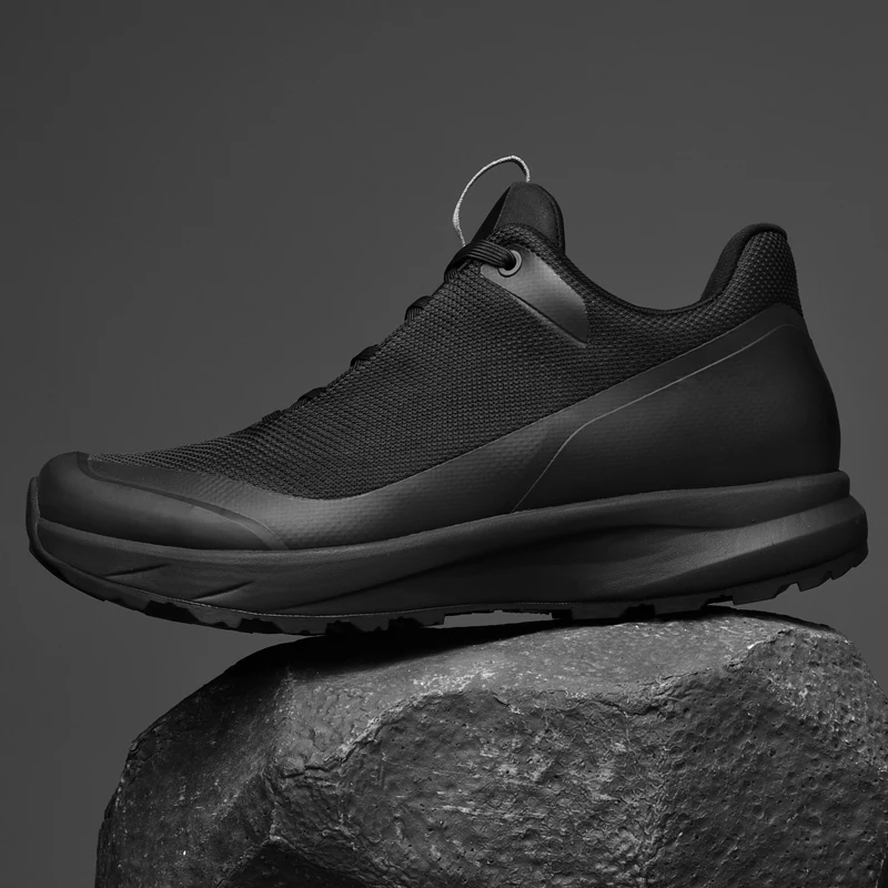 

Black Spring Autumn Thick Soled Casual Men Shoes High-quality Anti Slip Comfortable Soft Dry Outdoor Hiking Shoes