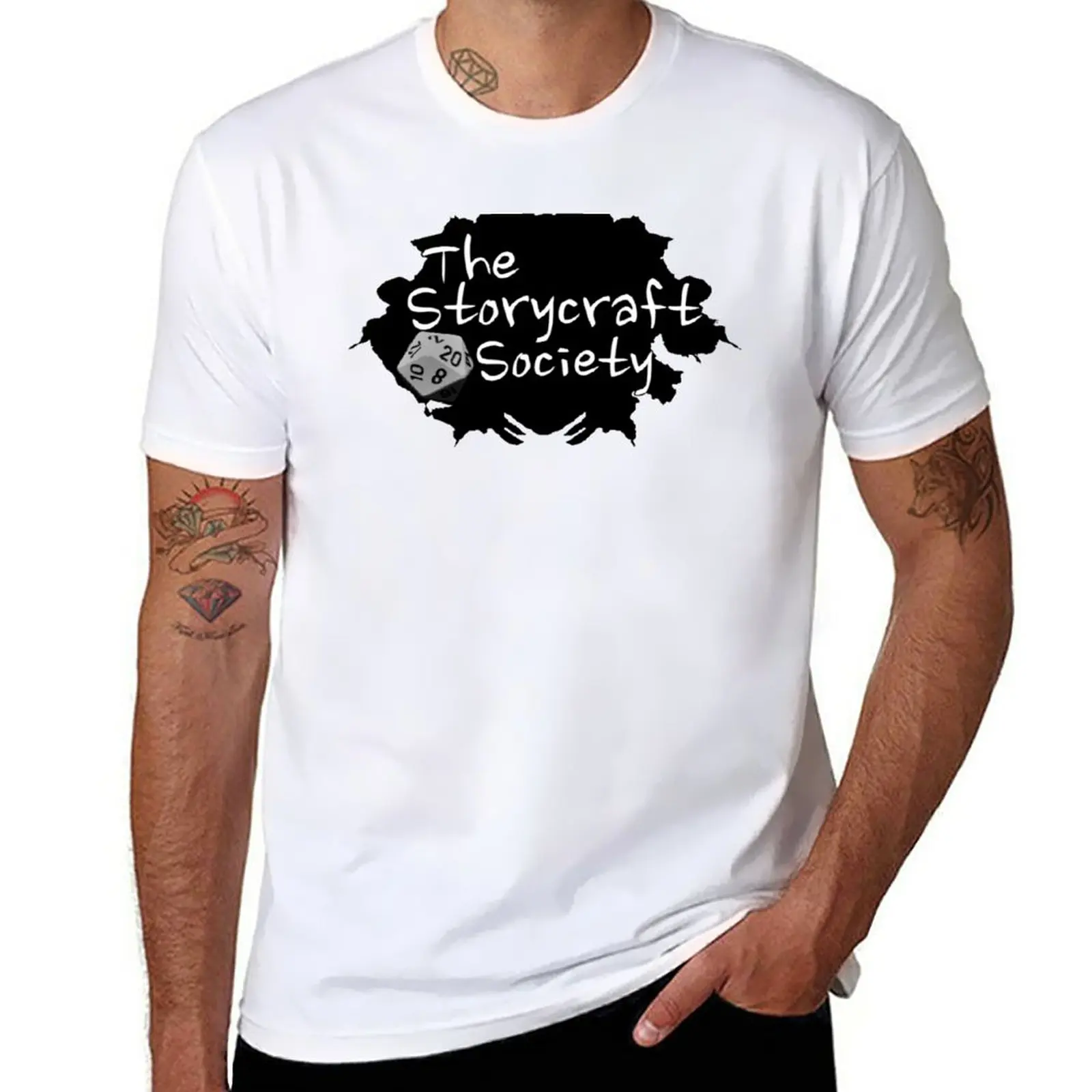 

New Storycraft Society Inkblot T-Shirt custom t shirts quick drying shirt Tee shirt men t shirts