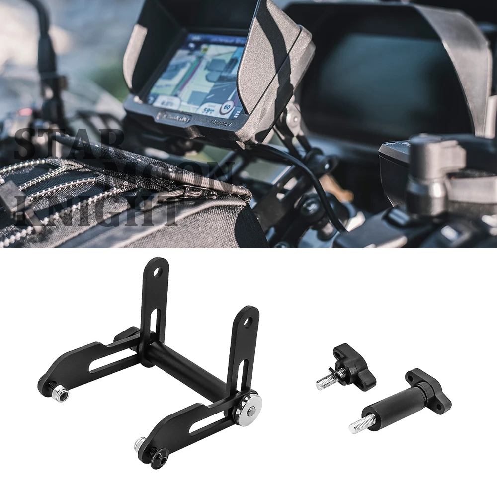 For BMW R1200R R1200RS R1250R R1250RS LC Motorcycle Adjustable Extend Stand Holder Mobile Phone GPS Navigation Plate Bracket