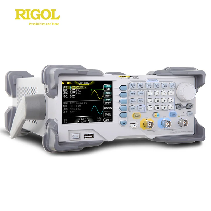 Rigol DG1022Z 25 MHz Arbitrary Function Generator with Second Channel and option Arb16M-DG1000Z