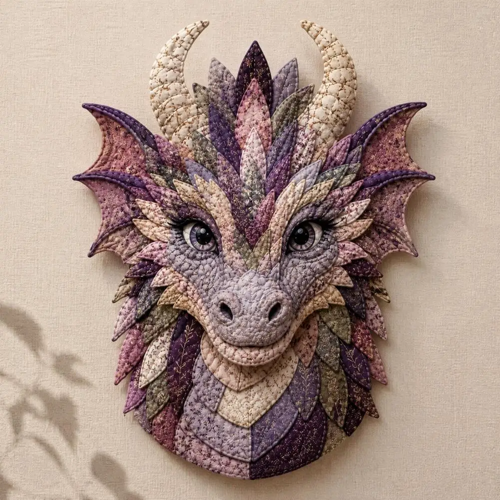 Patchwork Craft Kit Dragon Patchwork Diy Kit Fabric Craft Sewing Handmade Home Decor Adult Patchwork Set for Unique Gifts