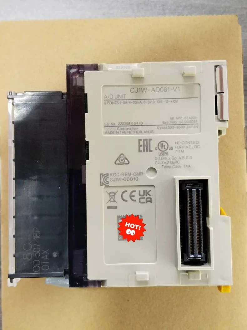 

Новый модуль ввода блока A/D CJ1W-AD081-V1 для Omron CJ1W-AD081-V1