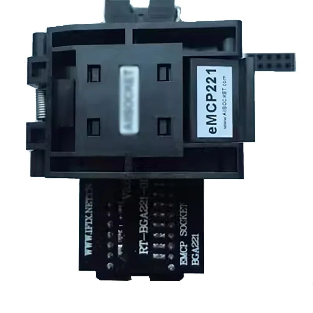 EMMC Adapte BGA221 Socket Adapter RT-BGA221-01 V2.5 Socket Bounce Seat EMCP221 RT809H Mobile Phone Holder 11.5X13mm Programmer