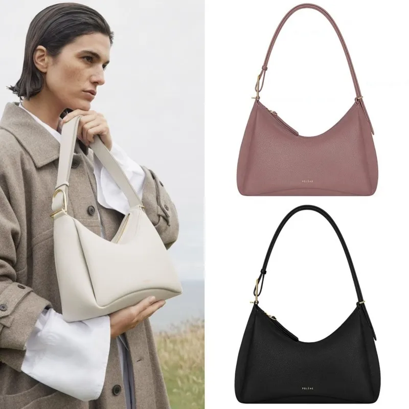 2024 new niche design bag armpit bag cowhide shoulder crossbody light luxury commuting bag genuine leather women\'s bag