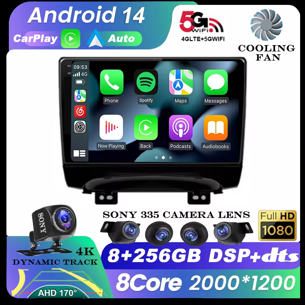 

Android 14Car Radio For JAC Refine S3 2013-2016 Autoradio Multimedia Video Player Auto Stereo Audio 2Din GPS Navigation Carplay