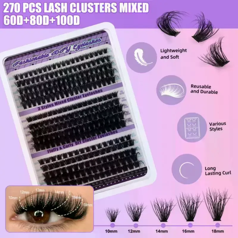 Individual Lashes Kit  Eyelash - Eyelash Extension Volume Lashes recension och pris