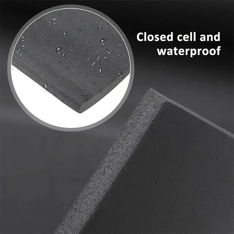Self-adhesive Rubber Foam Roll Versatile Soundproofing Insulation Easy-Cut for DIY Ideal for Roofs Cars Furniture Protection image 2