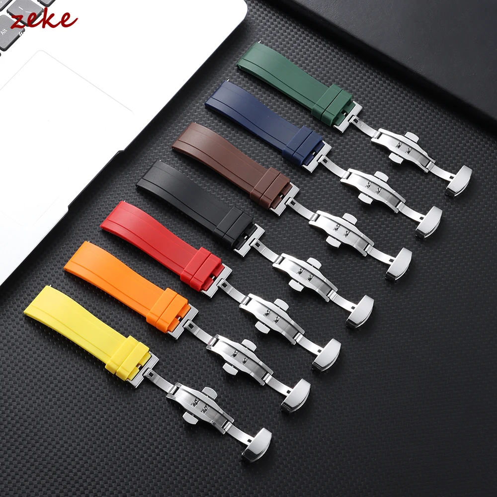 Tali Karet 20Mm 22Mm untuk Tal - Butterfly Clasp Deployant ulasan dan harga
