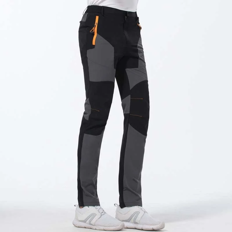 Imagem -03 - Calça Elástica Impermeável Masculina Esporte ao ar Livre Secagem Rápida à Prova de Vento Trekking Escalada Resistente ao Desgaste Respirável Verão