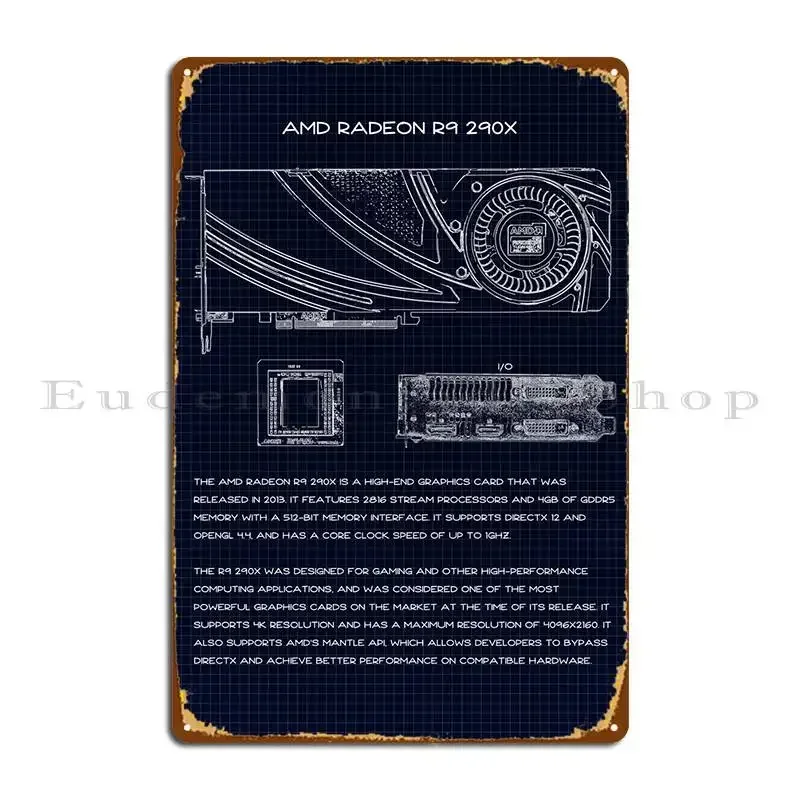 R9 290X Metal Plaqu… - image