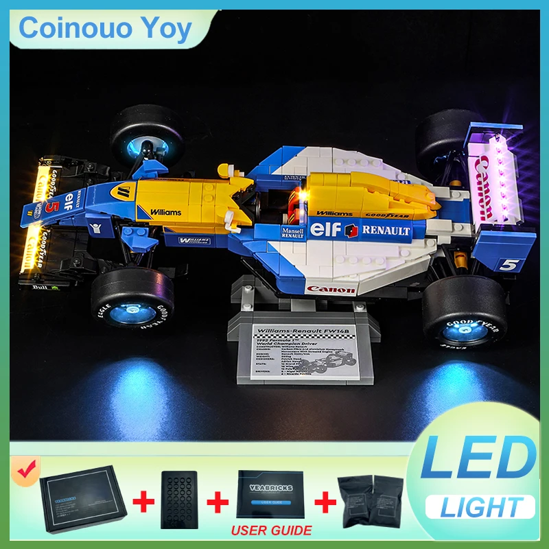 

LIGHT For LEGO 10353 FW14B F1 Vehicle Block DIY Toy (NO Blocks Model,Only LED Light) Light Set Kid Gift