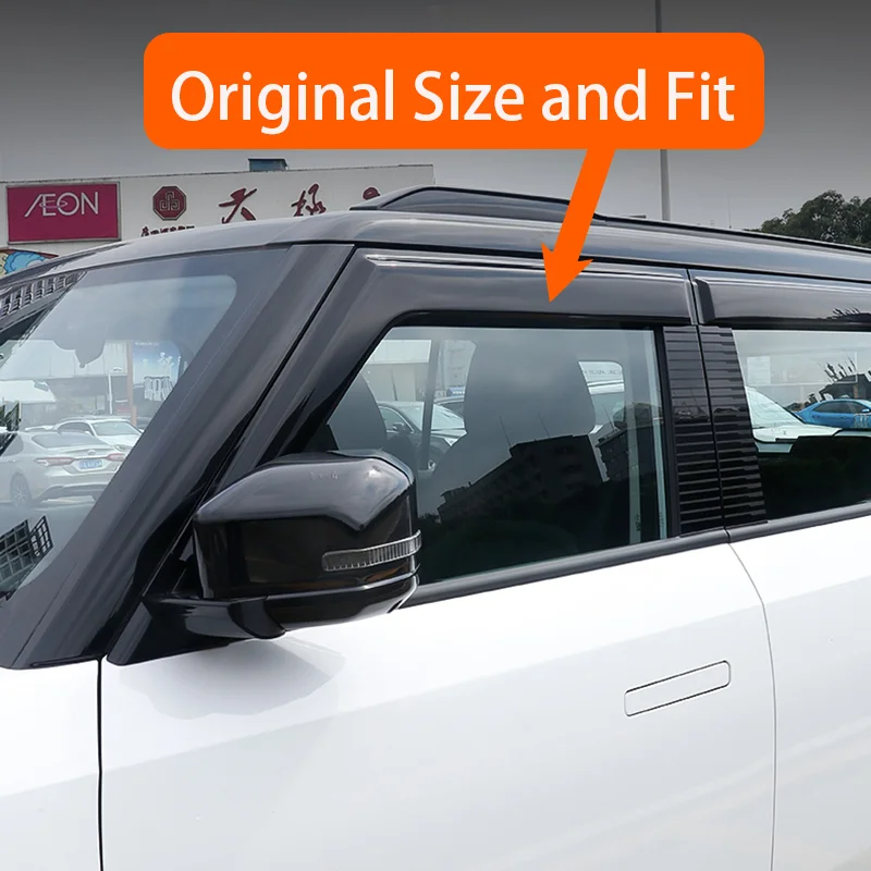 

For Chery Icar 03 Jaeco J6 EV Rainshield rain eyebrow exterior modification supplies block window waterproof rain panel
