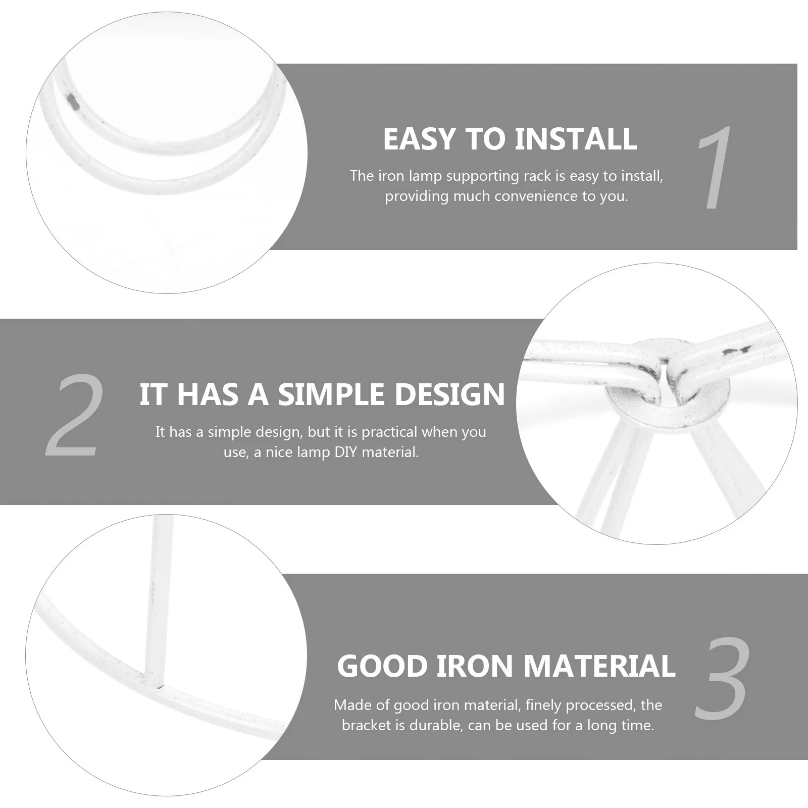 مخروط شكل عاكس الضوء إطارات DIY خمر سلك حلقة حامل ل قلادة مكتب أضواء الحديد معدن غطاء مصباح الإطار حلقة مجرب الدعم