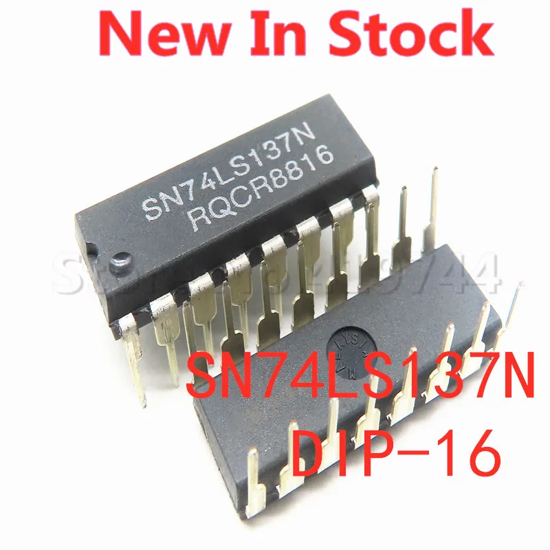 5PCS/LOT SN74LS137N 74LS137 DIP-16 Decoder and Latch In Stock NEW original IC