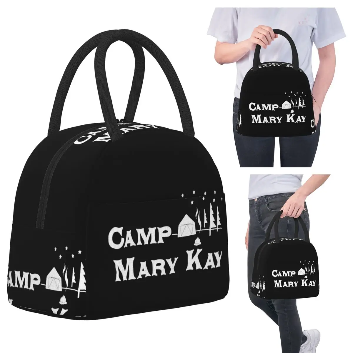 

Изолированная сумка для обеда Camp Mary Kay для детей, школьный холодильник, термосумка для еды, герметичная коробка для завтрака, контейнер