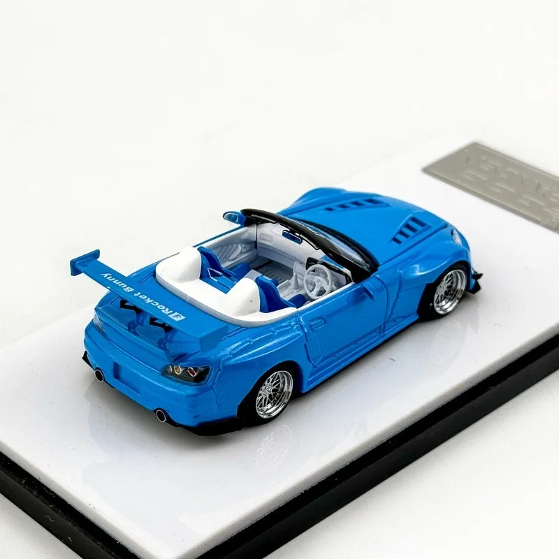 MicroTurbo MT 1/64 Honda S2000 Rocket Bunny Legierung Spielzeug Kraftfahrzeug Druckguss Metallmodell