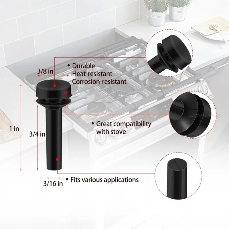 27rb 12 paquetes Corrosión Pies resistente a los parejas pie Material para WB02X24790