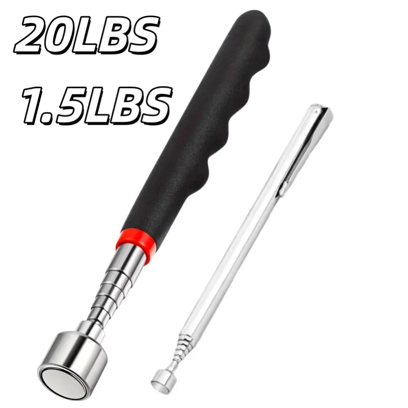 Telescoping Magnetic Pick Up Tool Handheld Extendable Magnetic Grabber Gadget Portable Magnet Pen Useful for Hard-to-Reach