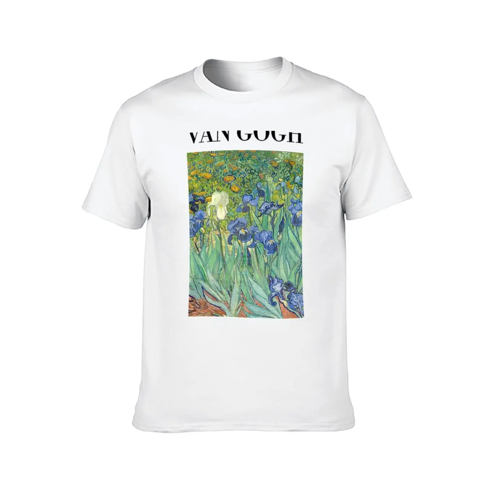 Van Gogh - Irises T-Shirt hippie clothes oversized graphic tee designer shirts sweat shirts, men