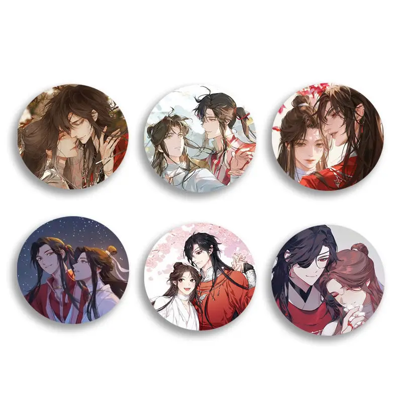 Heaven Official's Blessing Comic Book Anime Badge,Tian Guan Ci Fu Manga Books