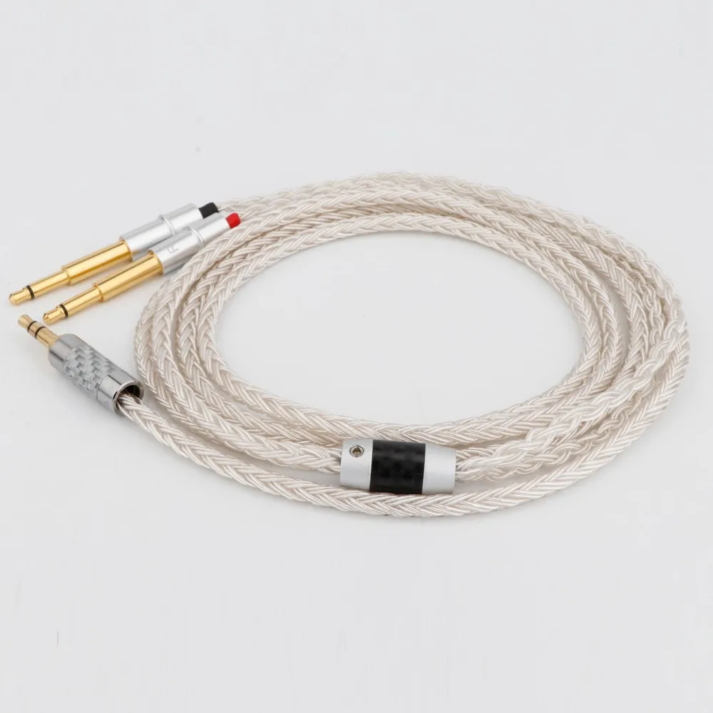 

Preffair 16 Cores OCC Silver Plated Earphone Cable For Meze 99 Classics NEO NOIR Headset Headphone