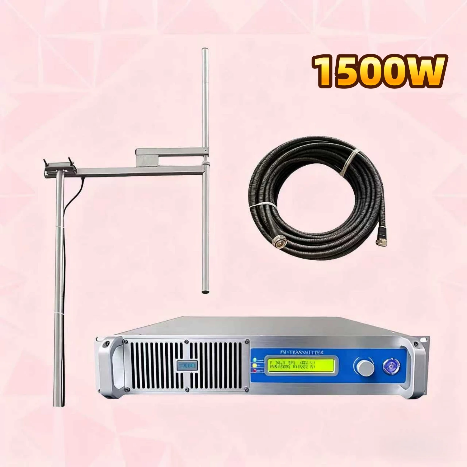 

HP- Easy to Install and Great Value for Money 2U, 1500W FM Broadcast Setup Kit