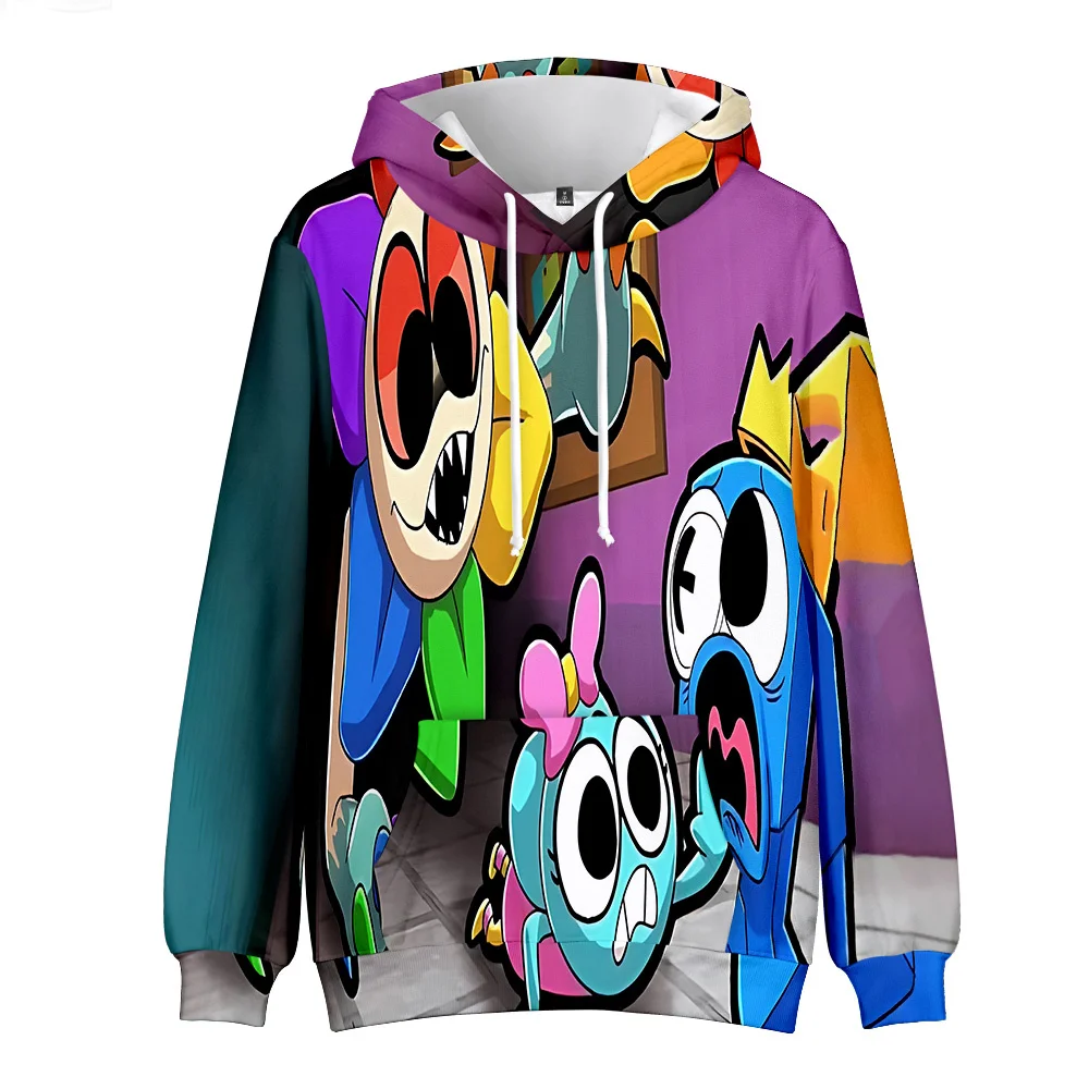 Dandy's World Anime Hoodie Sweatshirt Long Sleeve Pullovers Casual Streetwear Coat New Women Men Jacket Clothes Cosplay Costume