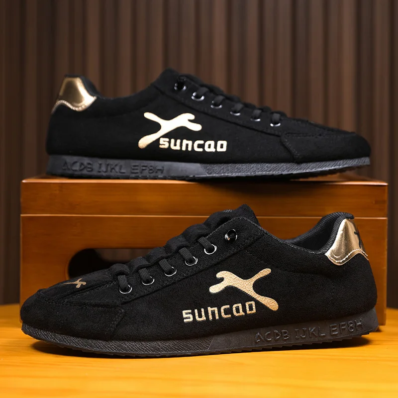 

Men's casual board shoes, low cut lace up casual shoes, versatile running trend, flat bottomed breathable men's shoes