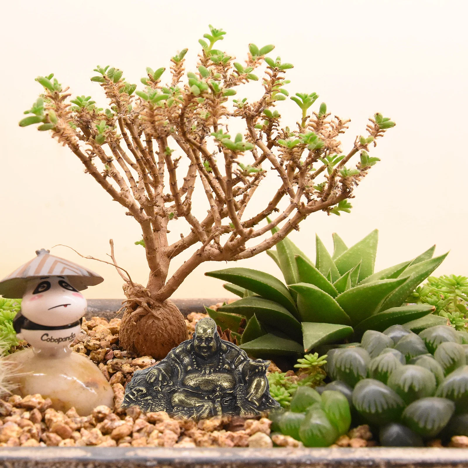 

2 шт. подробные реалистичные статуи Будды из цинкового сплава, мини-домашний и открытый декор, элегантный домашний акцент, статуя из цинкового сплава