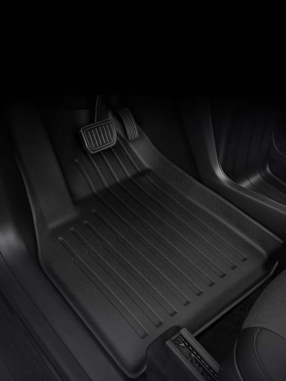 Fußmatten für 2026 2025 Tesla Model Y RWD AWD Kofferraum-Matten Laderaumauskleidung Frunk Rückenlehnenmatten Zubehör (Nur Standardmodelle)