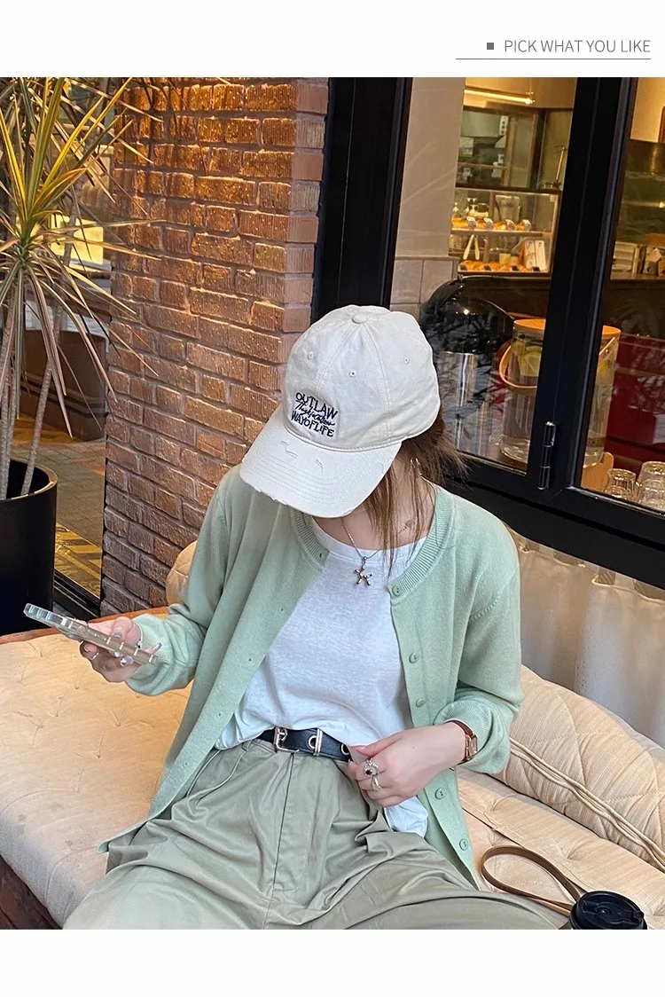 2026 Women Cardigans Sweater Casual Warm Spring Summer O-neck Long Sleeve Single Breasted Slim Fashion Korean Knitwears Tops