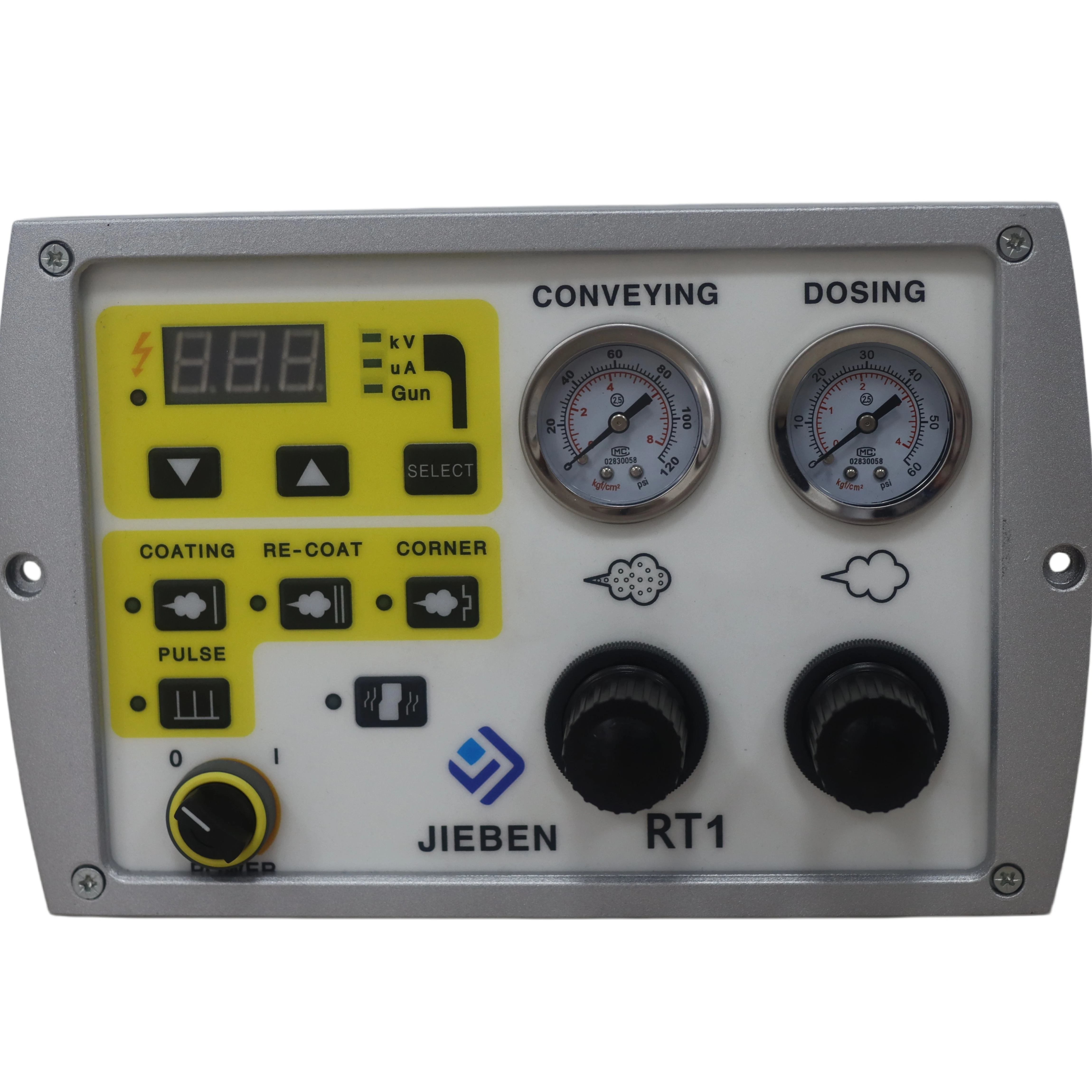 High powder output automatic powder coating single controller
