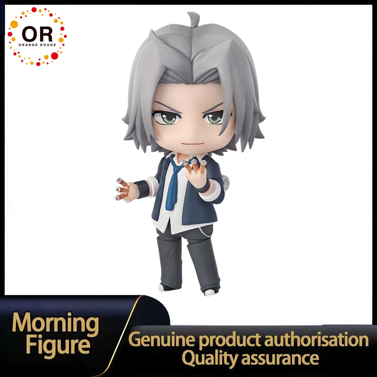 

In Stock Orange Rouge Nendoron 2822 HITMAN REBORN Gokudera Hayato Action Figure Model Collection