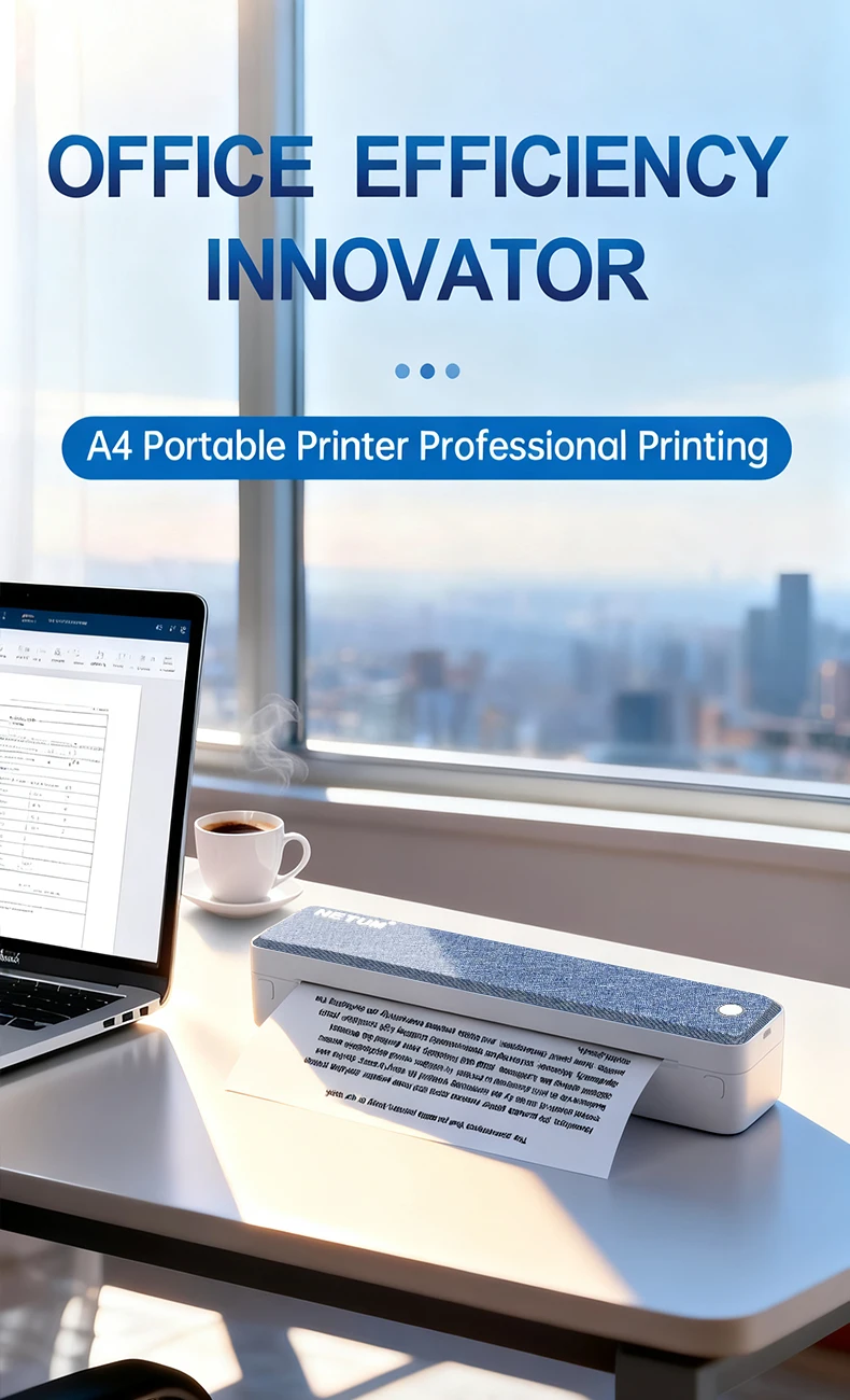 A4 Tragbarer Thermodrucker Blu – Commercial Document Printing Bewertung und Preis