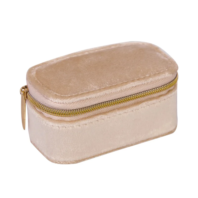 French jewelry storage box Small portable travel jewelry jewelry storage box Suitable for stud earrings rings storage