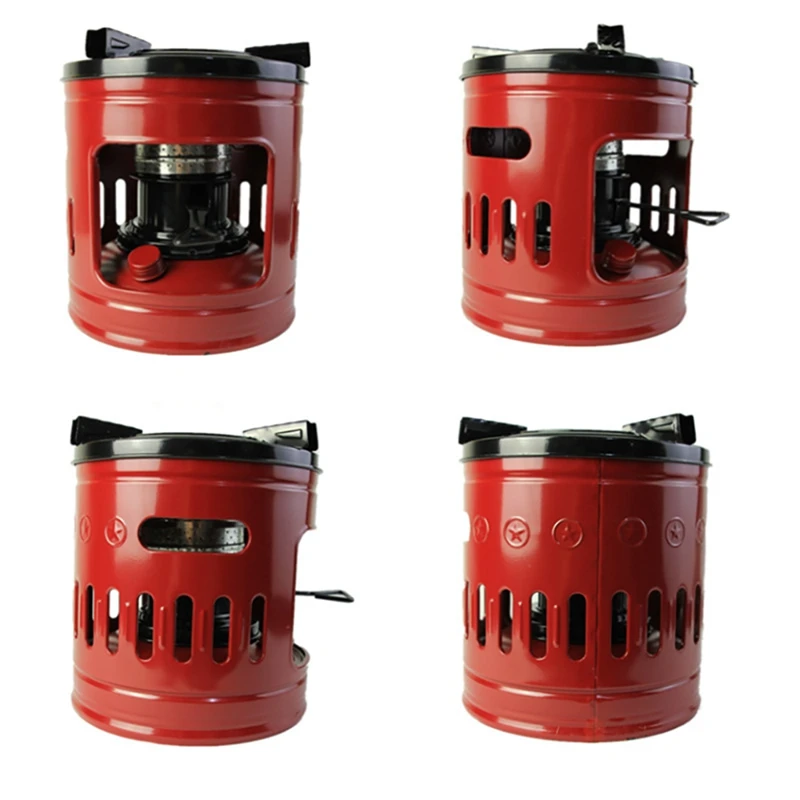 Hot Handy Outdoor Portable Heaters Stove 10 Wicks Mini Handy Camping Heater For Outdoor Back Camping Picnic Burner Furnace