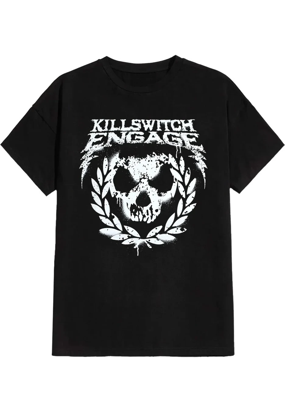

Killswitch Engage Skull Spraypaint Trend Graphic Printing Summer Luxury Brand Cotton Men's and Women's T-Shirts Short Sleeves