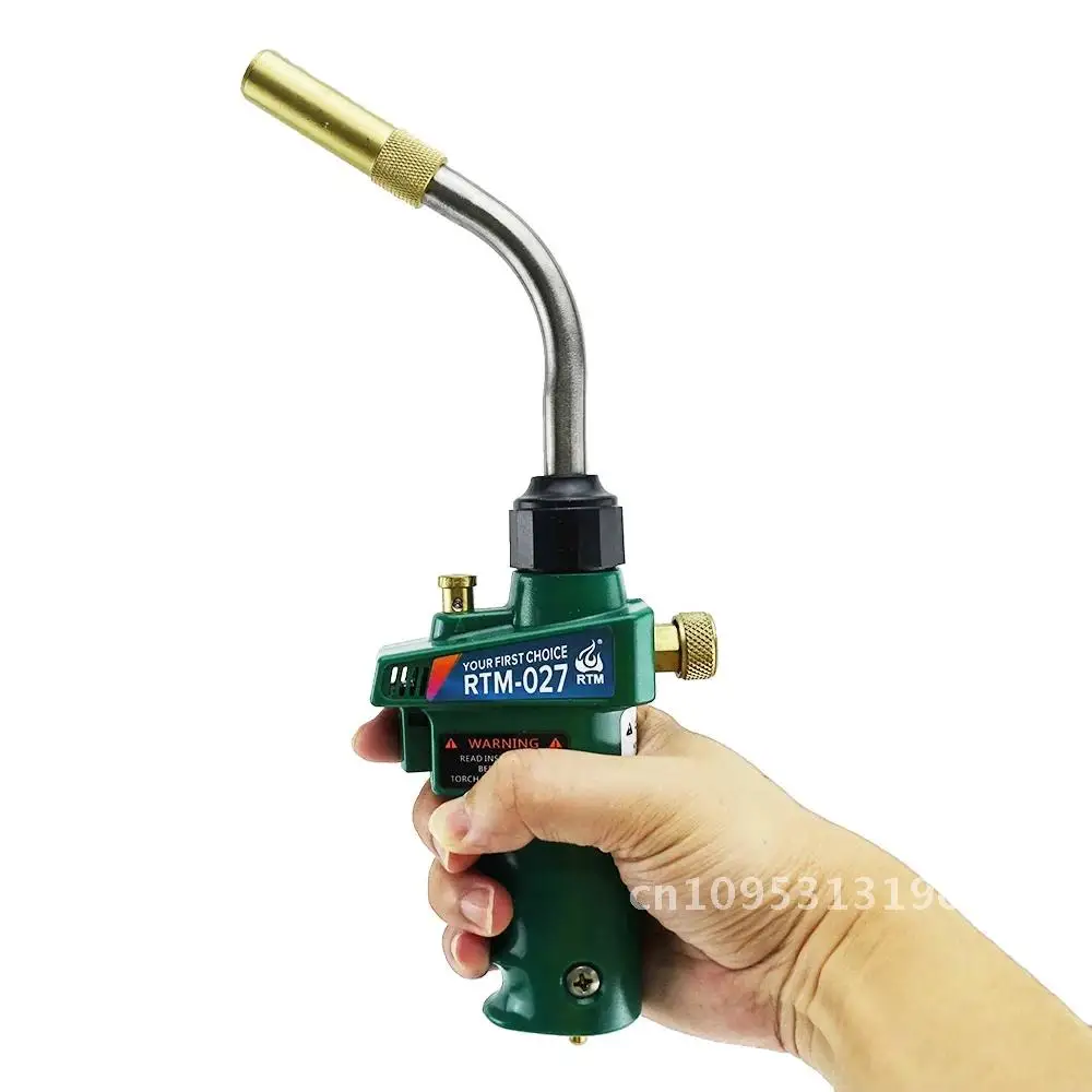 Profissional mapp tocha piezo ignição gás chama brasagem ferramenta churrasco aquecimento têmpera cga600 tocha hvac soldagem encanamento