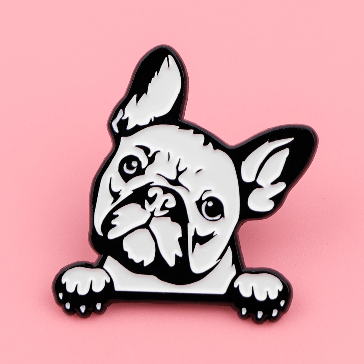 Bulldog Enamel Pin Brooch for Clothes Briefcase Badges on Backpack Accessories Lapel Pins Decorative Jewelry