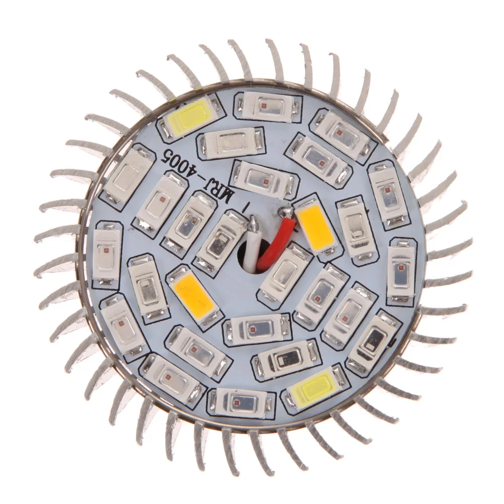 الطيف الكامل E14 LED تنمو ضوء داخلي المنزلية الدفيئة مصباح النبات الإضاءة الساطعة للنباتات المزهرة الخضروات