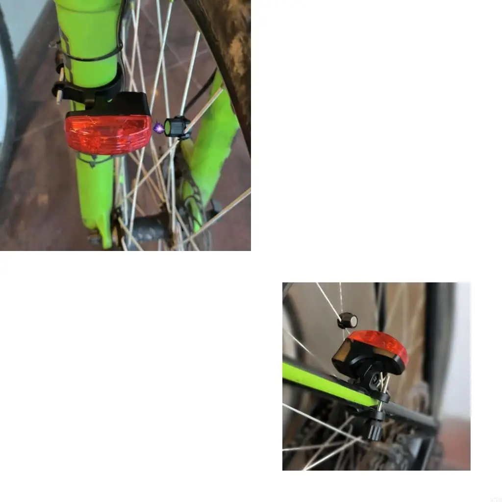 

Bicycles Rear Light Power Generate Bicycles Tail Light High Visibility