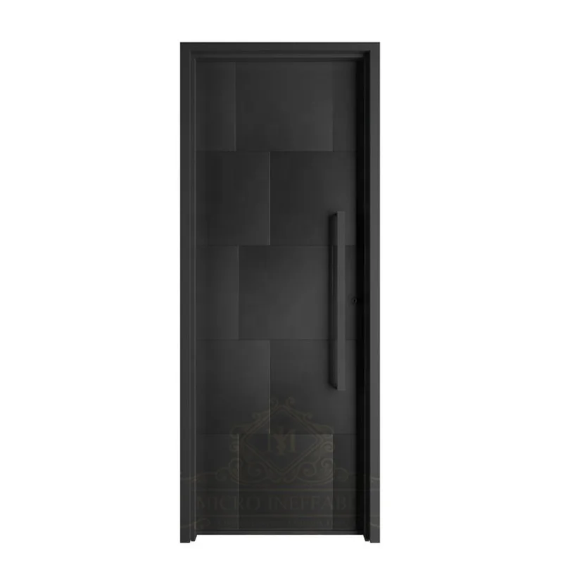 Puerta pivotante de seguridad Exterior, puerta de entrada de lujo para el mercado australiano de aluminio fundido, precio de fábrica, gran oferta