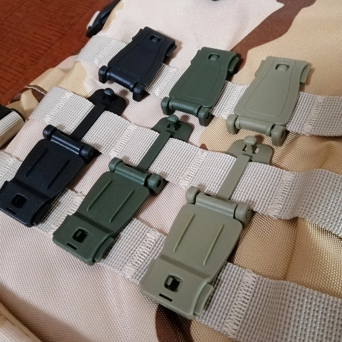 

10 Pcs Web Fixed Bag Adjust Keeper Backpack System Attachments Tactical Tactical Strap Buckle Strap Outdoor