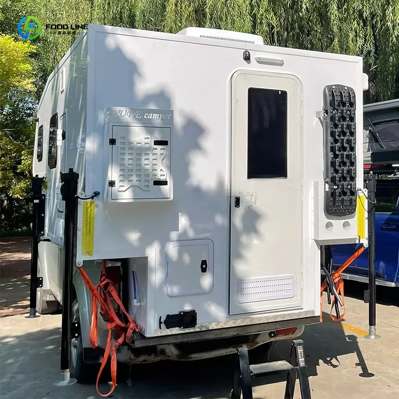Off-Road Pickup Truck Slide Camper Factory Custom RV Equipped with Full Kitchen and Bathroom On Sale